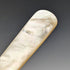 Around 1870 British Antique White Pearl Shell Handle Silver Plated Fish Server Pair in Case